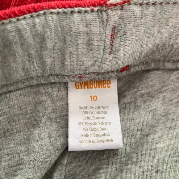 5/$25 Gymboree red corduroy pull on elastic waist lined straight leg pants - Picture 7 of 9